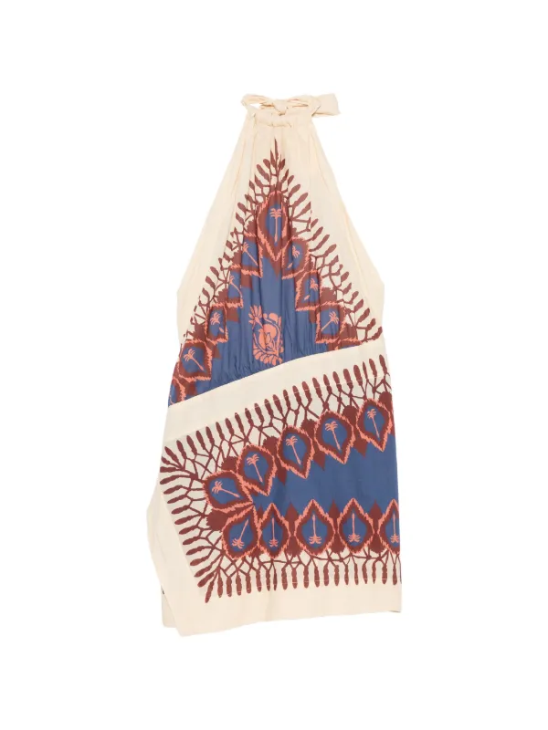 Johanna Ortiz Salt Dreamer Dress in Neutrals