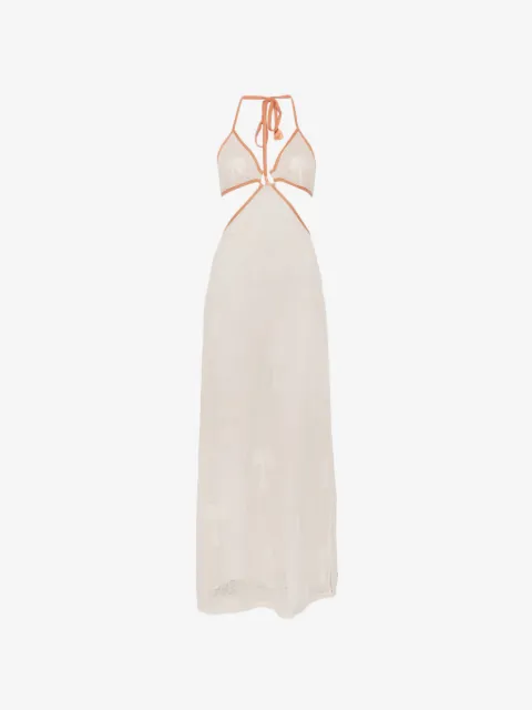 Johanna Ortiz Ebb and Flow Maxikleid mit Palmen