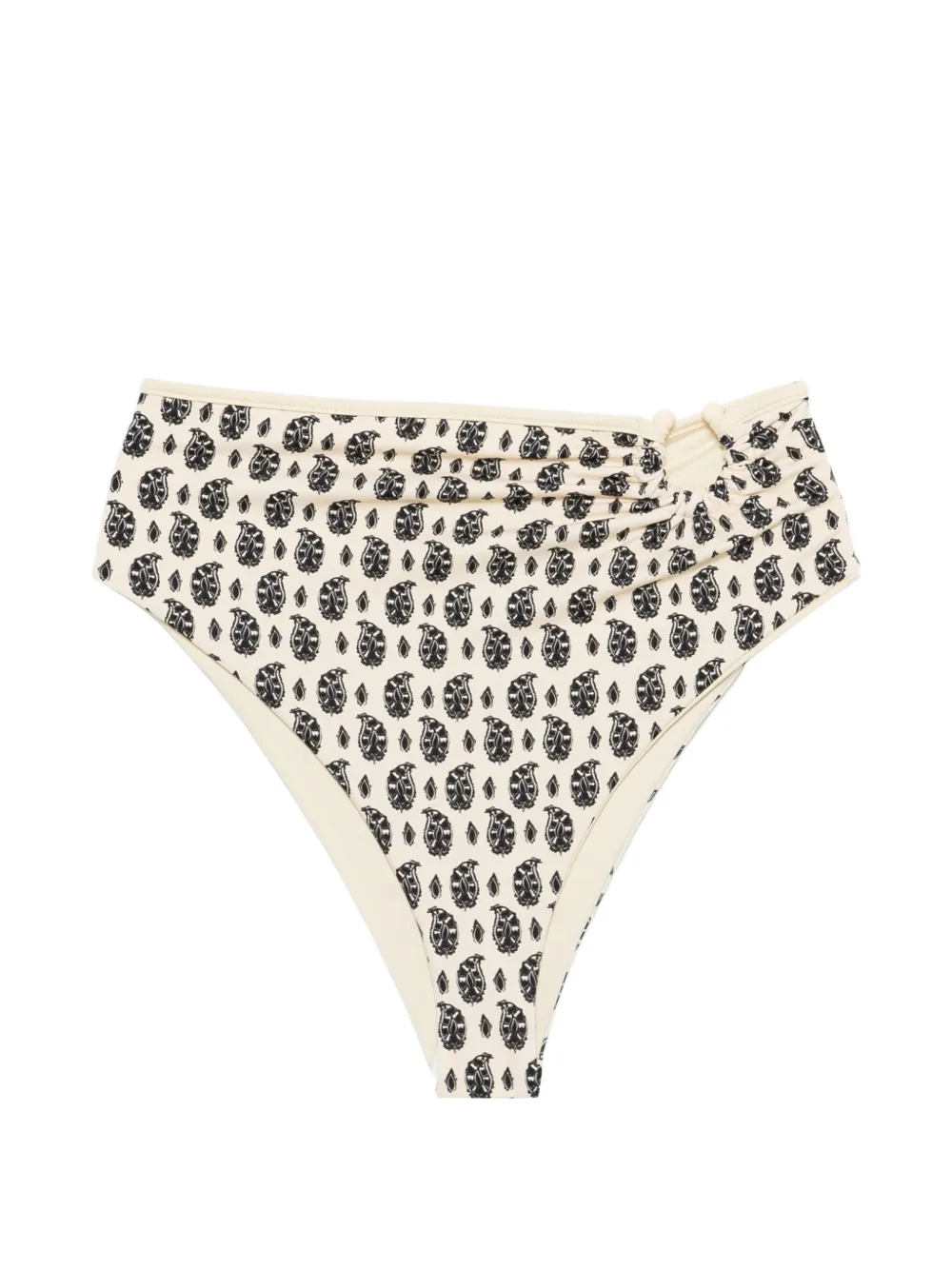 Johanna Ortiz Taita paisley-pattern bikini bottoms - Toni neutri
