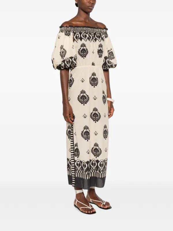 johanna ortiz off the shoulder dresses Johanna Ortiz Harbor Midi Dress