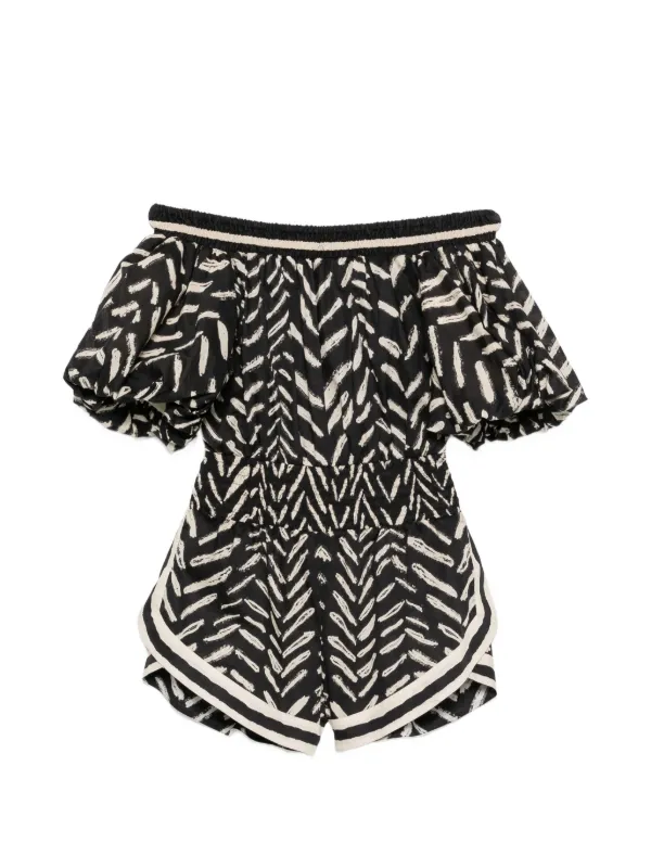 Johanna Ortiz Water Hymn Jumpsuit in Black