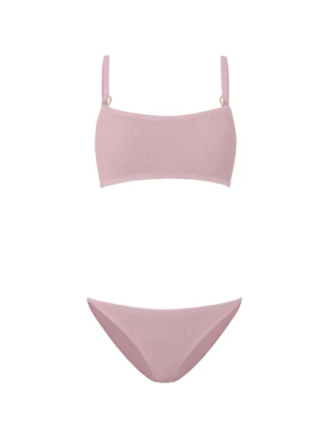 Hunza G Iris crinkle-effect bikini