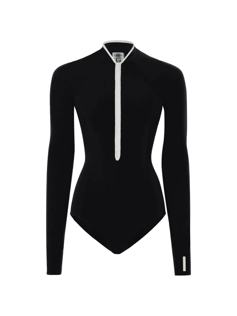 Hunza G Tyra long-sleeve swimsuit - Nero