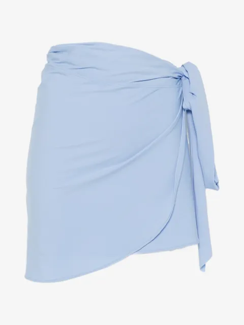 Hunza G knot-detail beach skirt