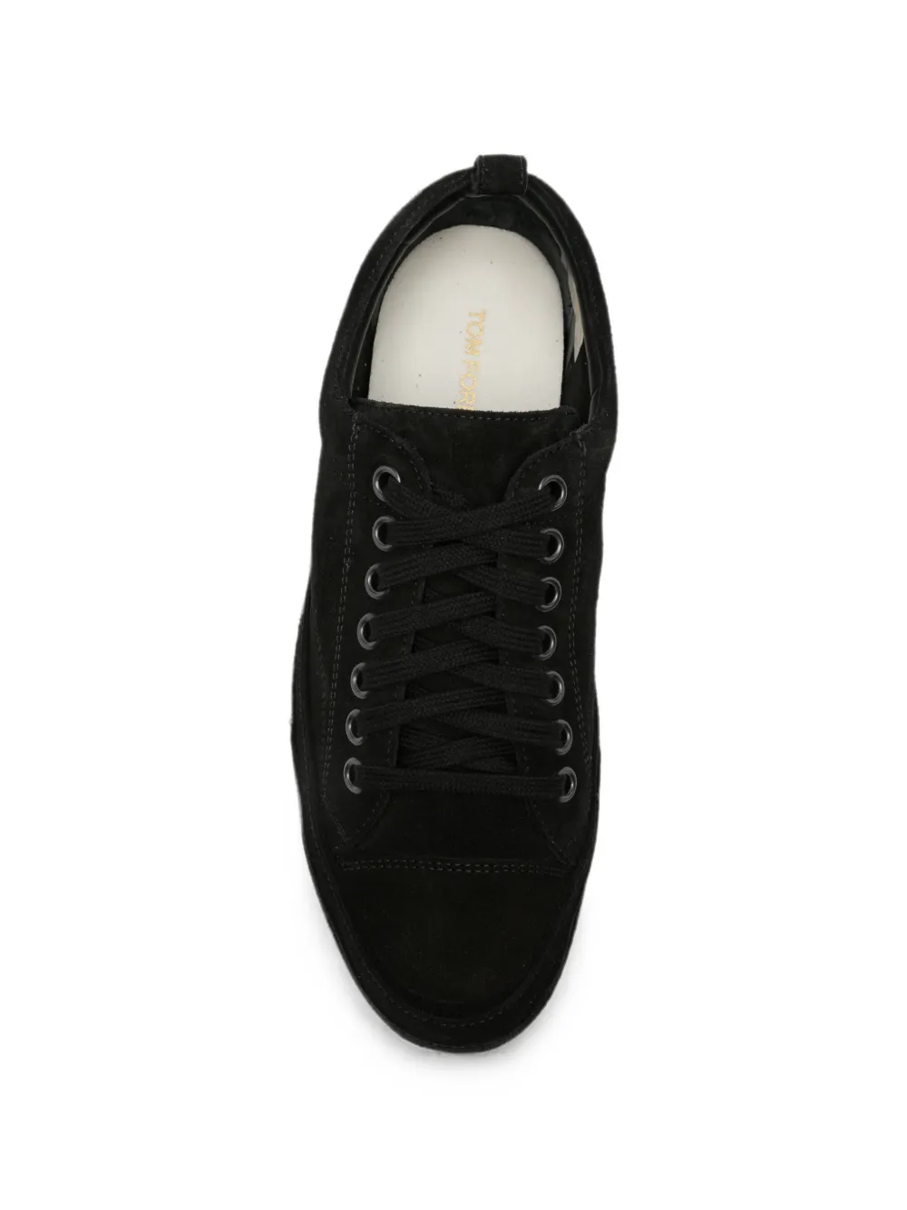 TOM FORD suede lace-up sneakers Zwart