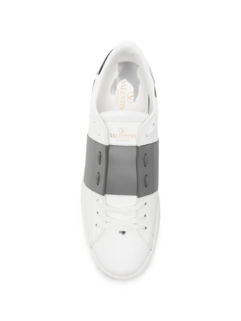 Valentino Garavani Open Rockstud-embellished sneakers Wit