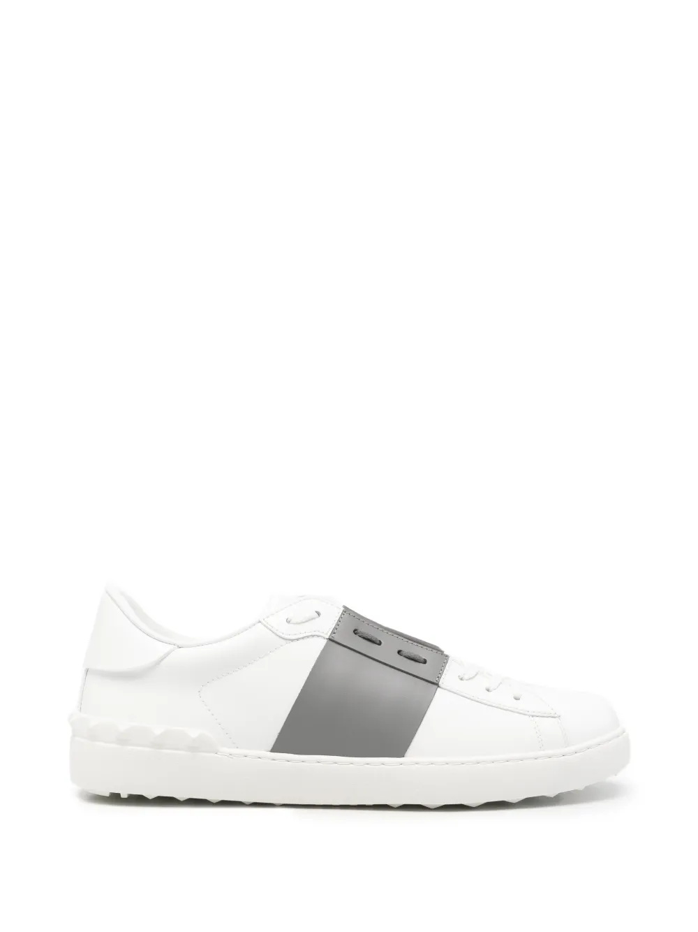 Valentino Garavani Open Rockstud-embellished sneakers Wit