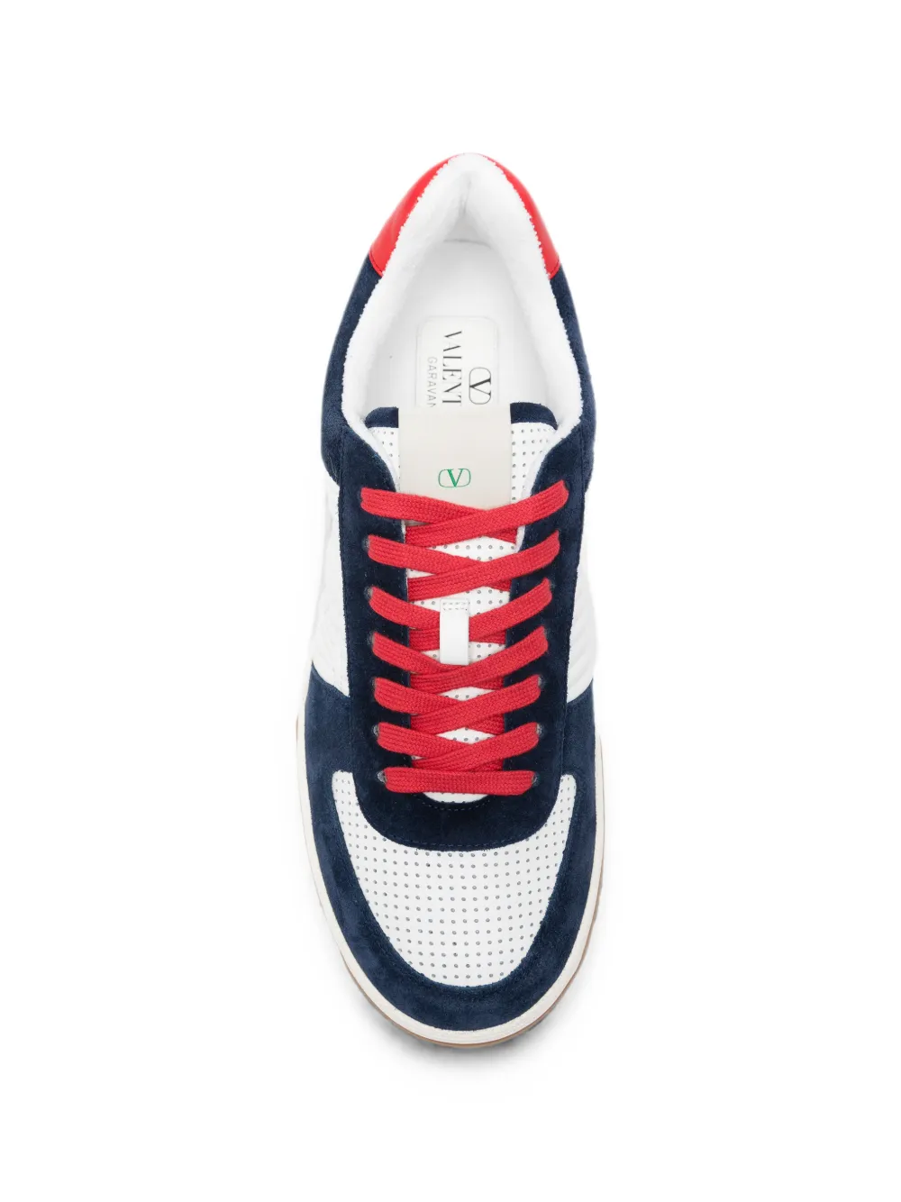 Valentino Garavani Sparry panelled sneakers Blauw