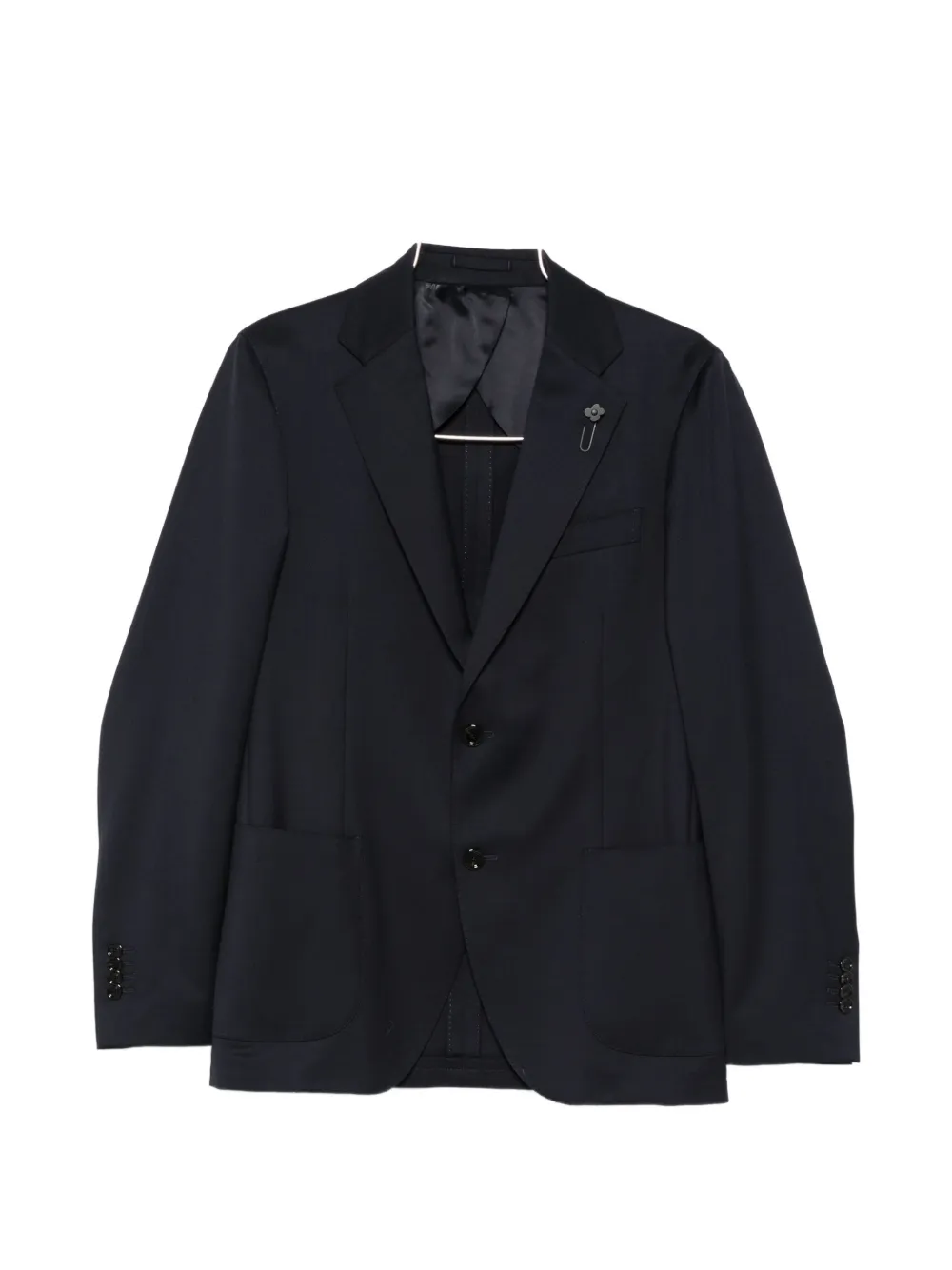 Lardini notched-lapel blazer - Blu