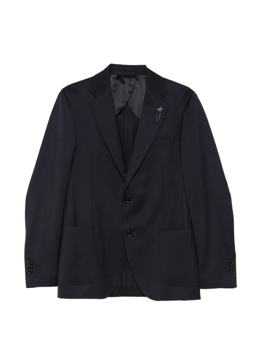 Lardini notched-lapel blazer - Blue
