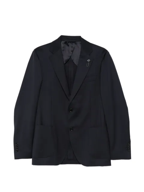 Lardini notched-lapel blazer