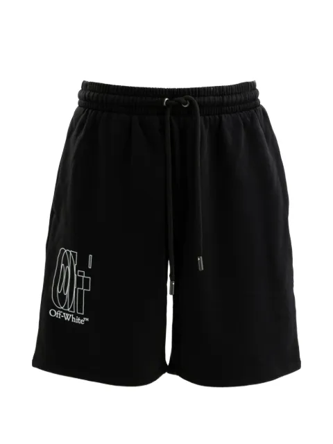 Off-White shorts con detalle del logo
