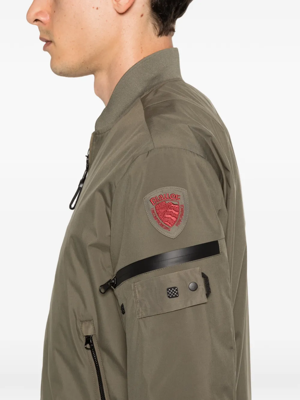 Blauer Dodge jack met capuchon Groen