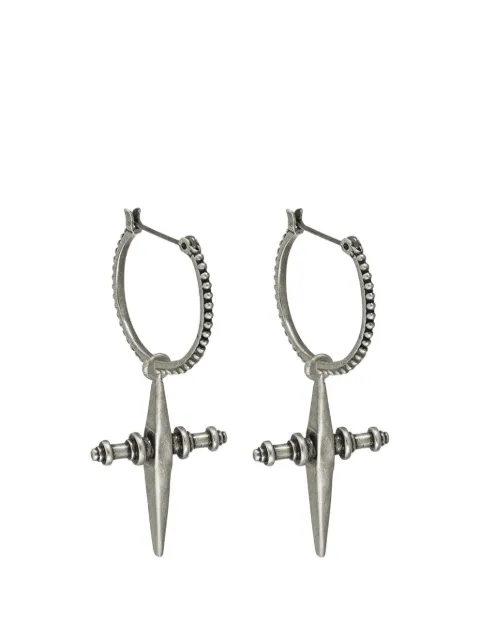 Luv Aj cross-hoops earrings