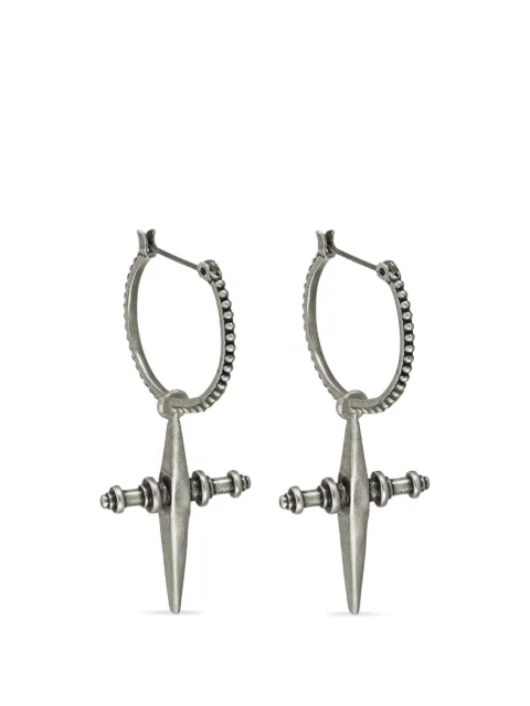 Luv Aj cross-hoops earrings