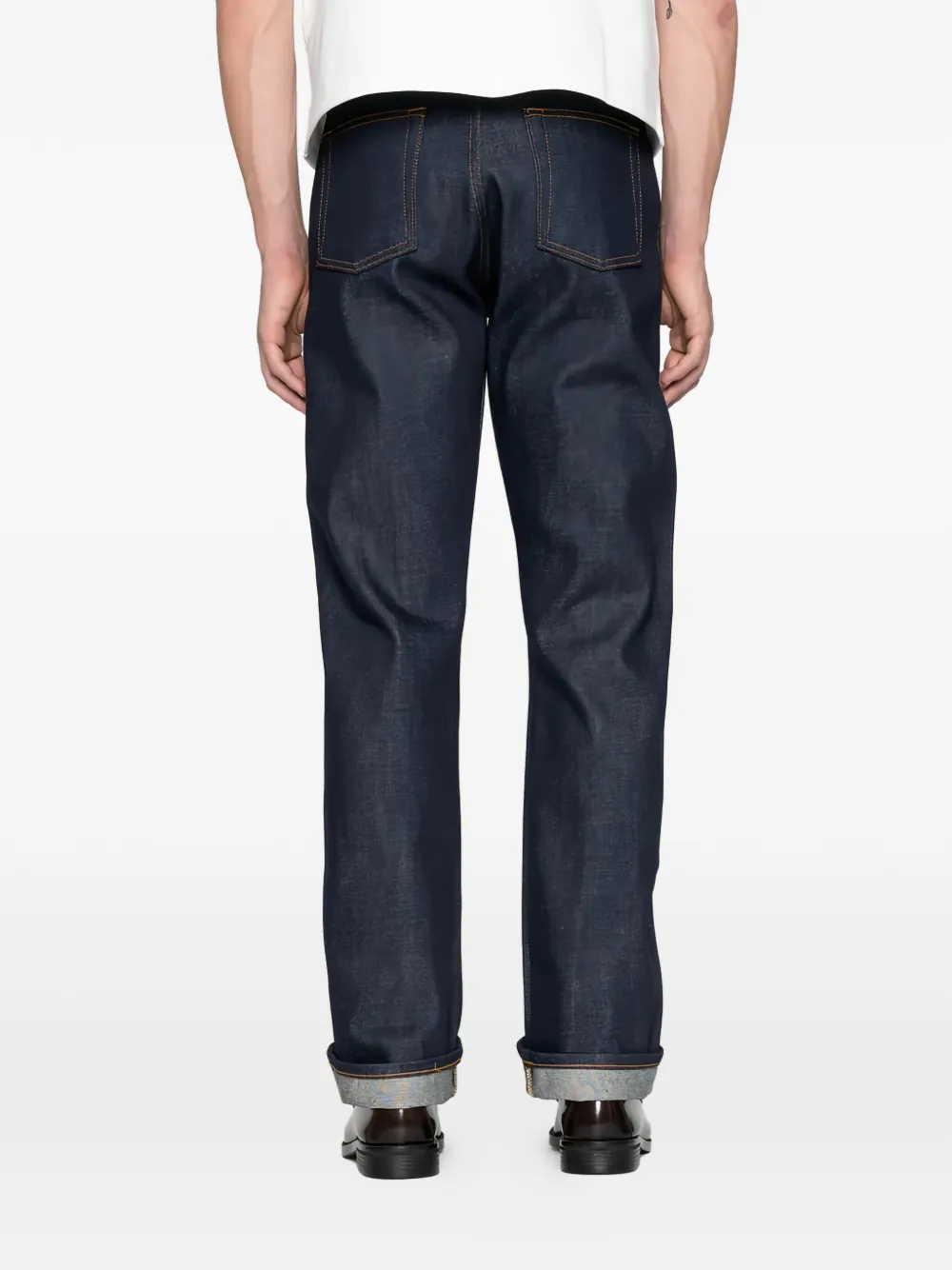 Naked and Famous True Guy Elephant 14 jeans Blauw