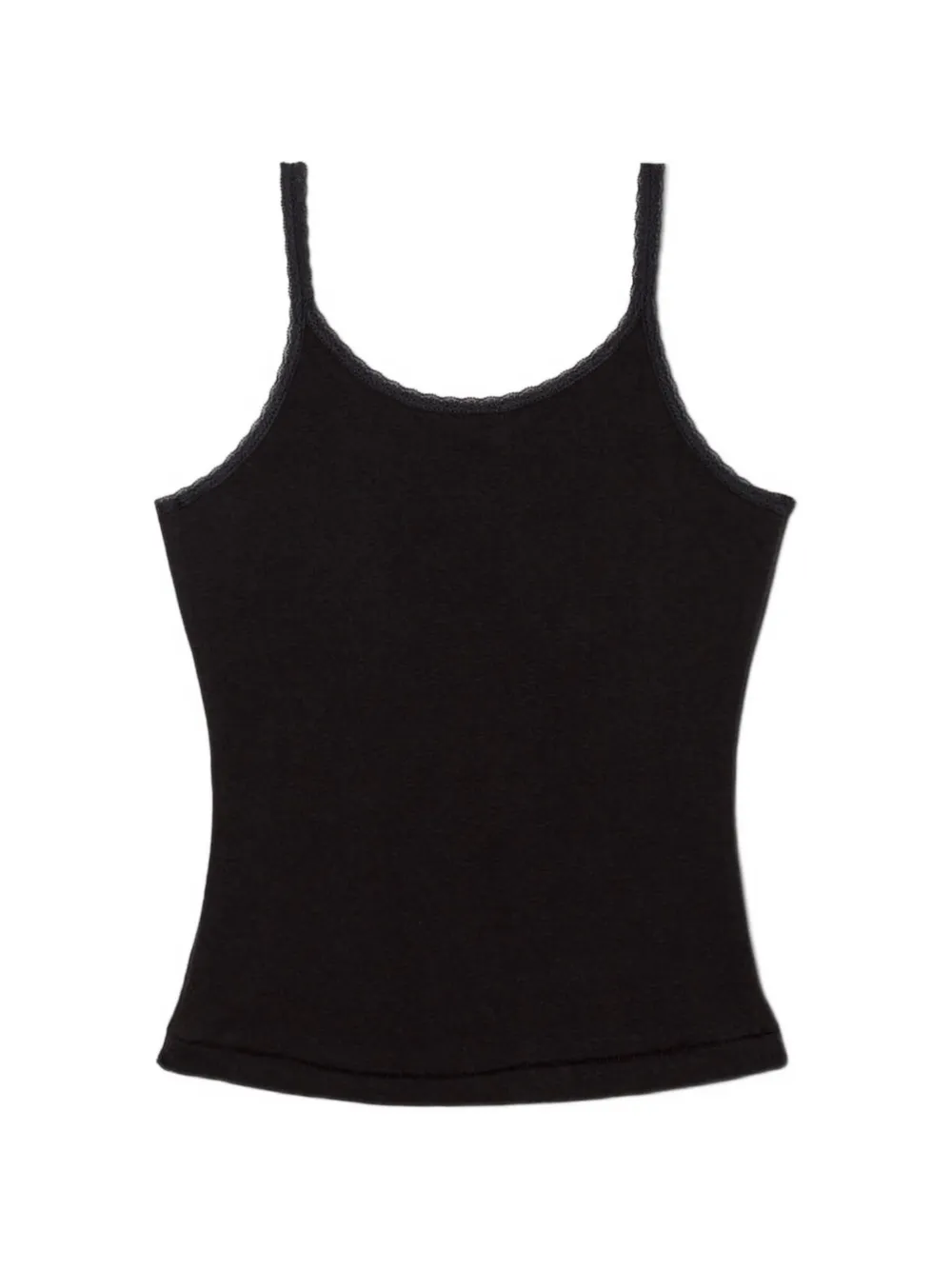  Re/done Lace-strap Tank Top - Black 