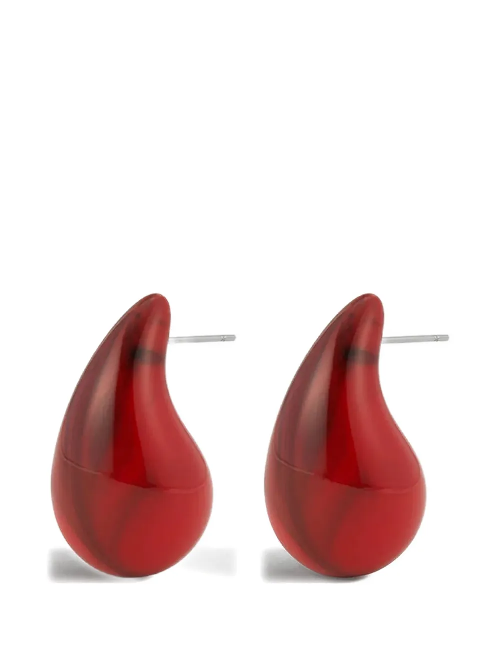 Luv Aj Lucite Gia drop earrings - Rosso