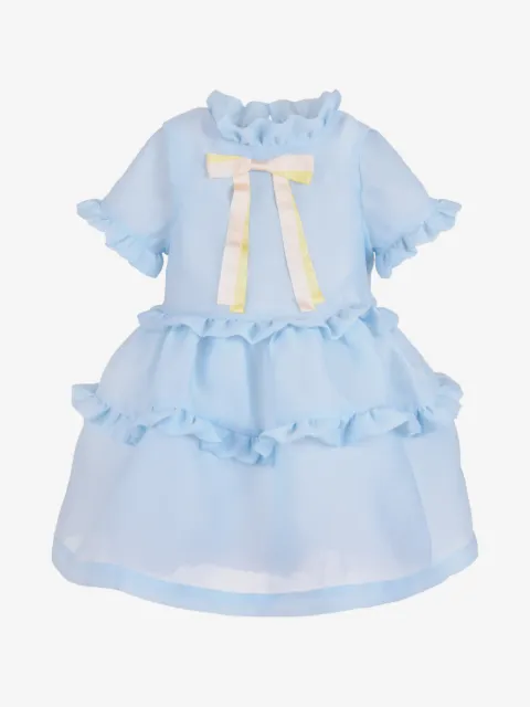 Hucklebones London vestido a capas con volantes