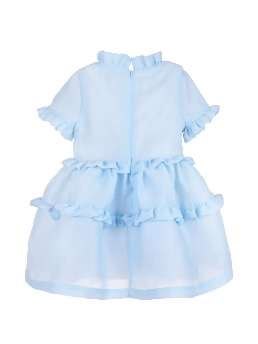 Hucklebones London Jurk met ruches Blauw