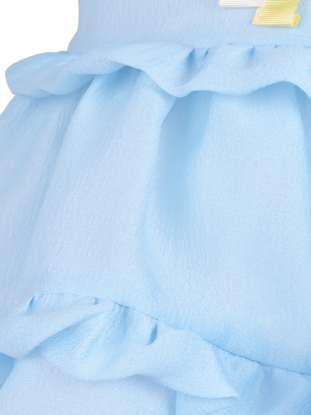 Hucklebones London Jurk met ruches Blauw