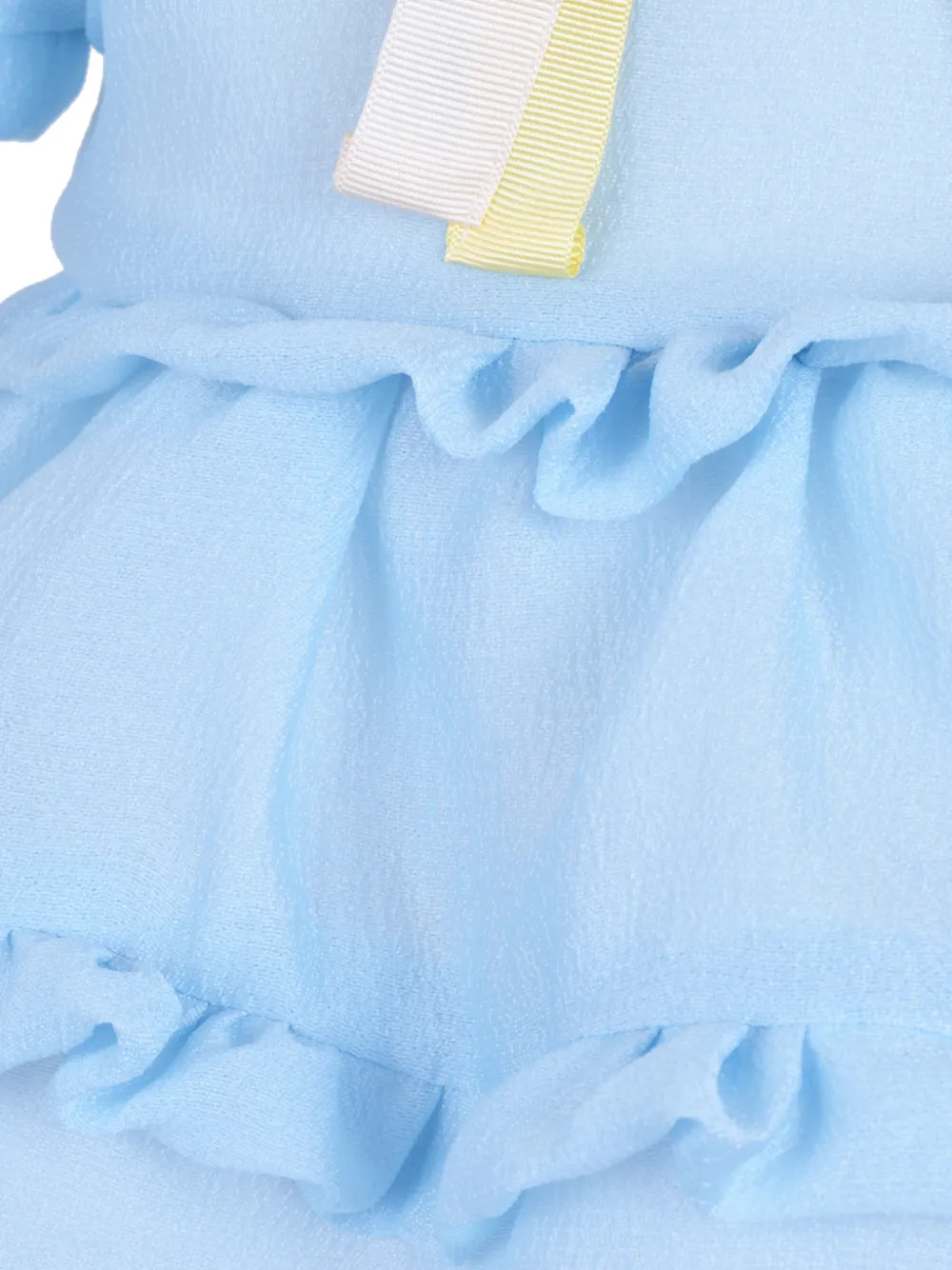 Hucklebones London Jurk met ruches Blauw