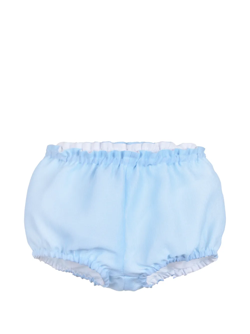  Hucklebones London Ruffled Tiered Dress - Blue 
