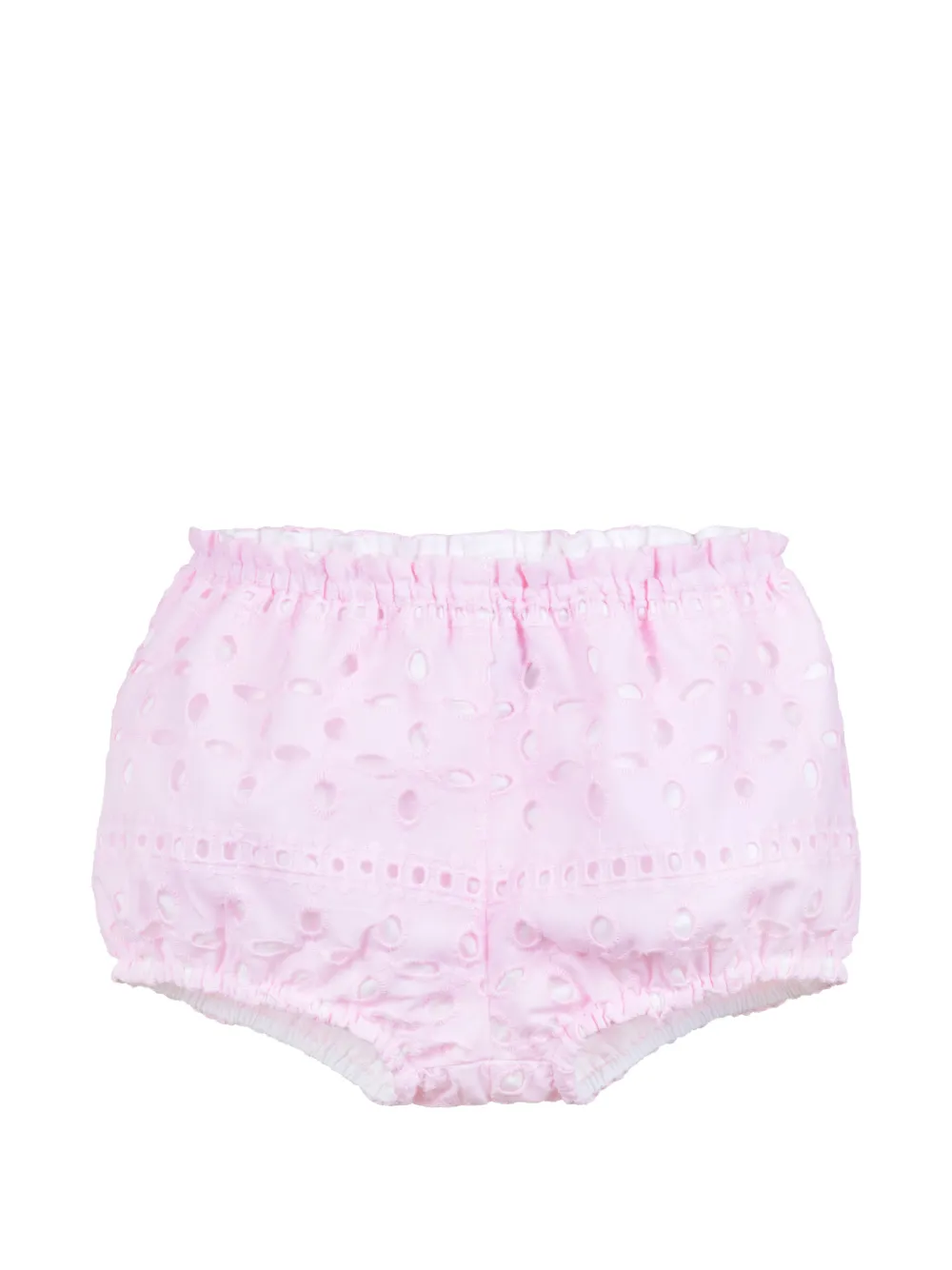 Hucklebones London Broderie anglaise jurk met pofmouwen Roze