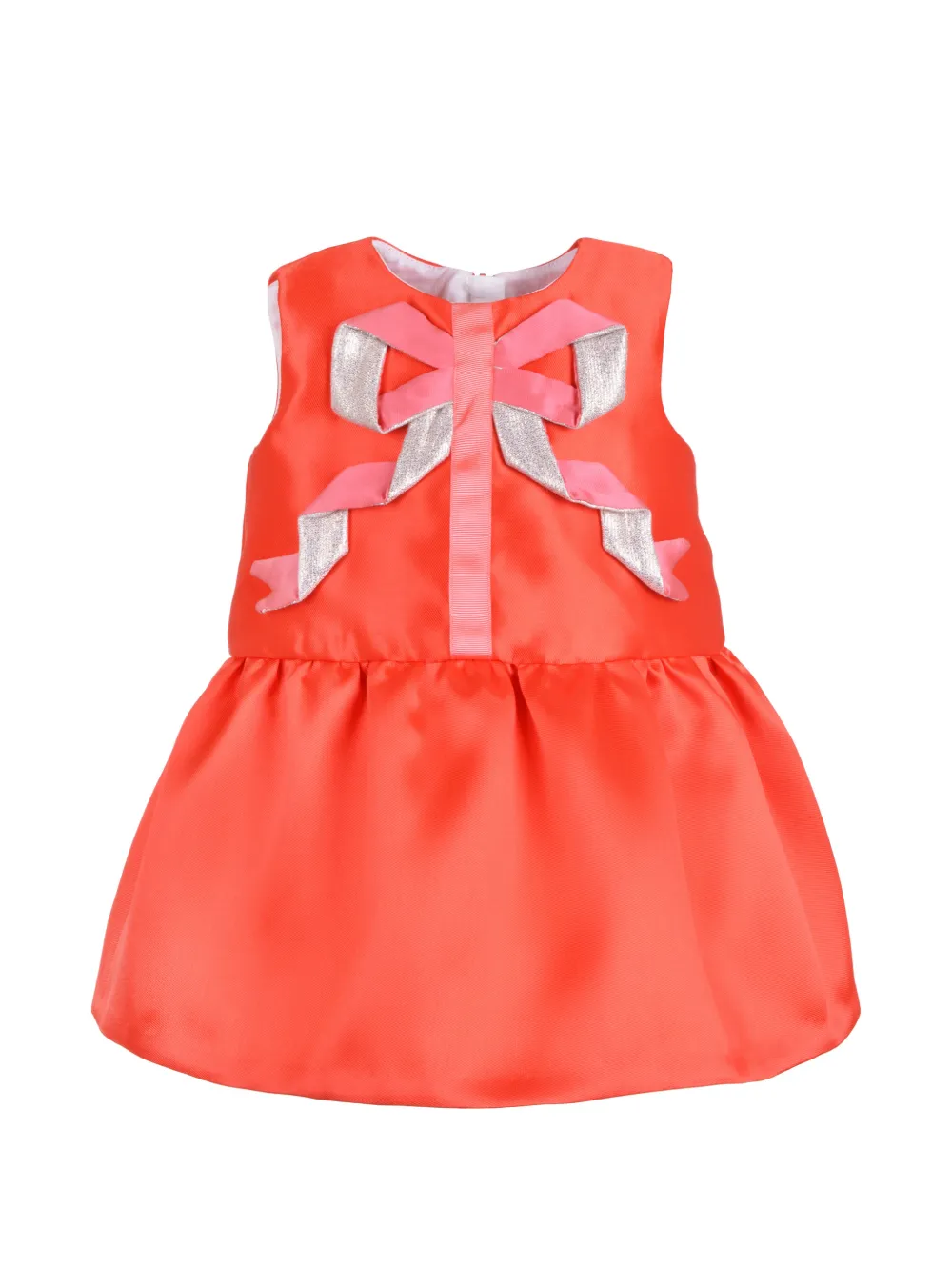Hucklebones London origami ribbon peplum dress and bloomers set - Red