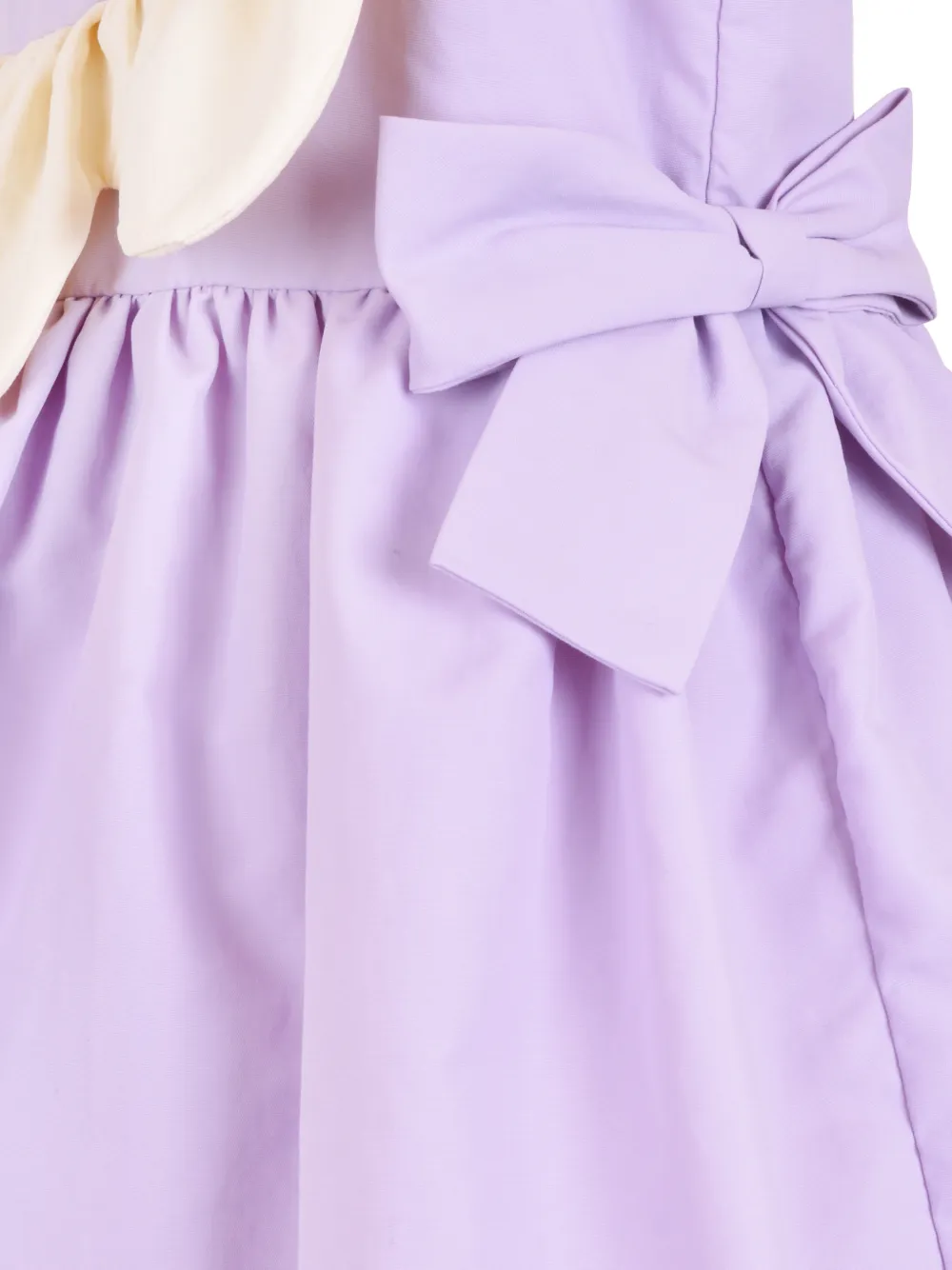 Hucklebones London Gewelfde jurk met ruches Paars