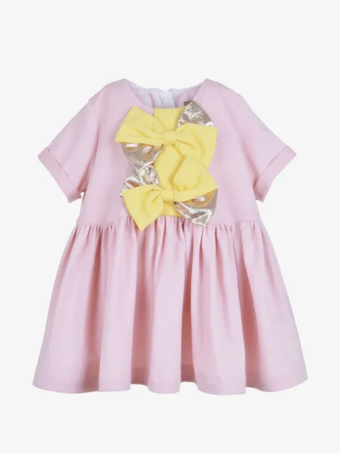 Hucklebones London bow-detail flared dress