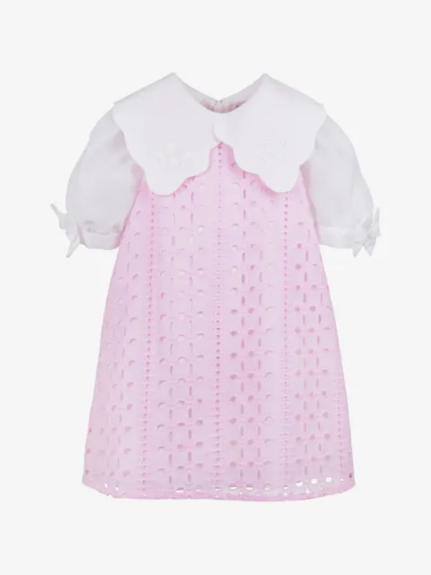 Hucklebones London vestido con bordado inglés