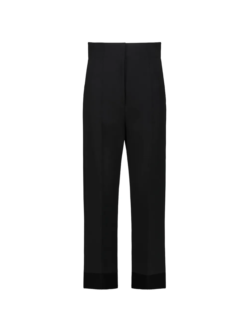 KHAITE Rae stepped-hem trousers - Nero