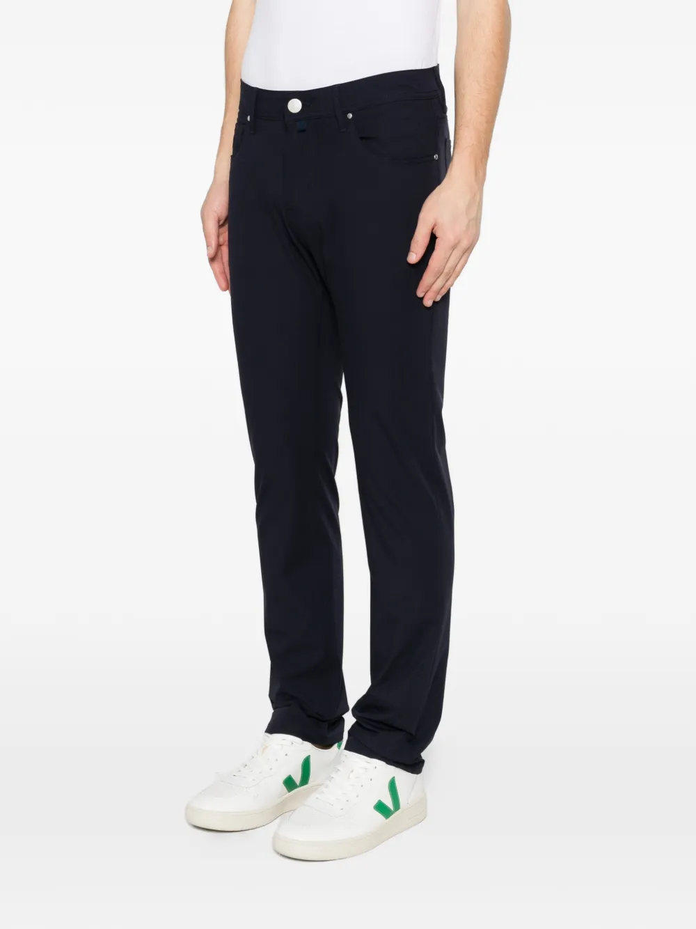 Jacob Cohën Broek met logopatch Blauw