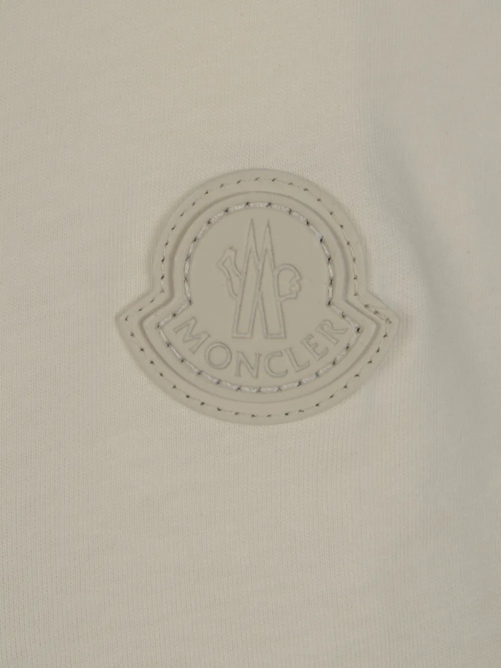 Moncler Katoenen T-shirt met paisley-zak Wit