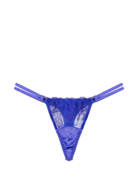 Fleur Of England Iris Silk Thong