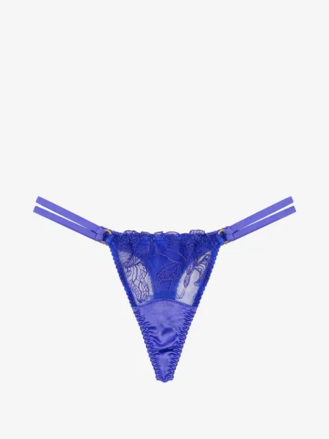 Fleur Of England Iris Silk Thong