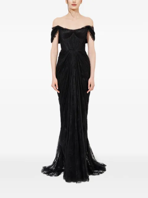 Iris Serban Iolanda off-shoulder maxi dress