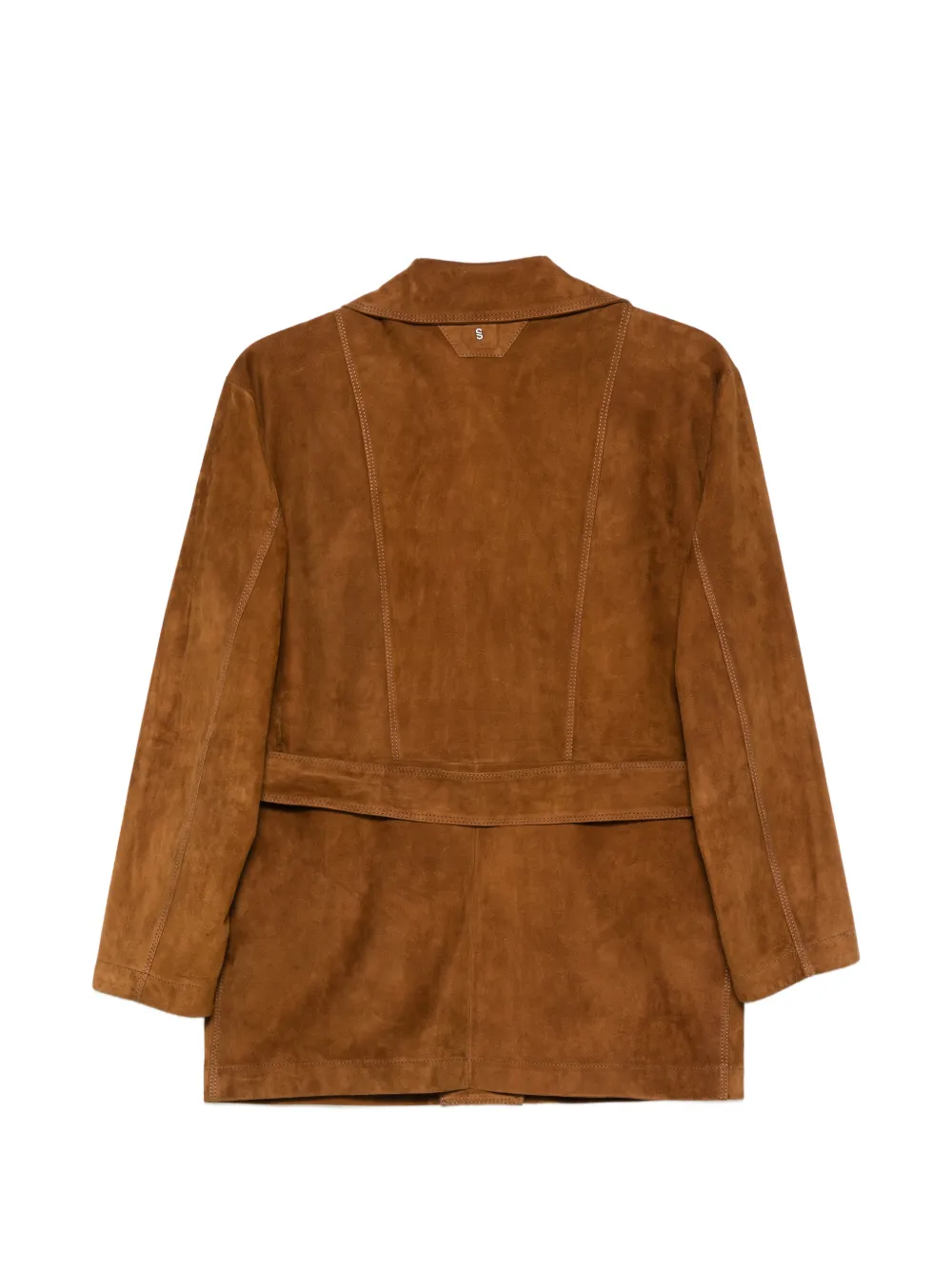 Salvatore Santoro Chest-pocket Suede Coat - Brown 