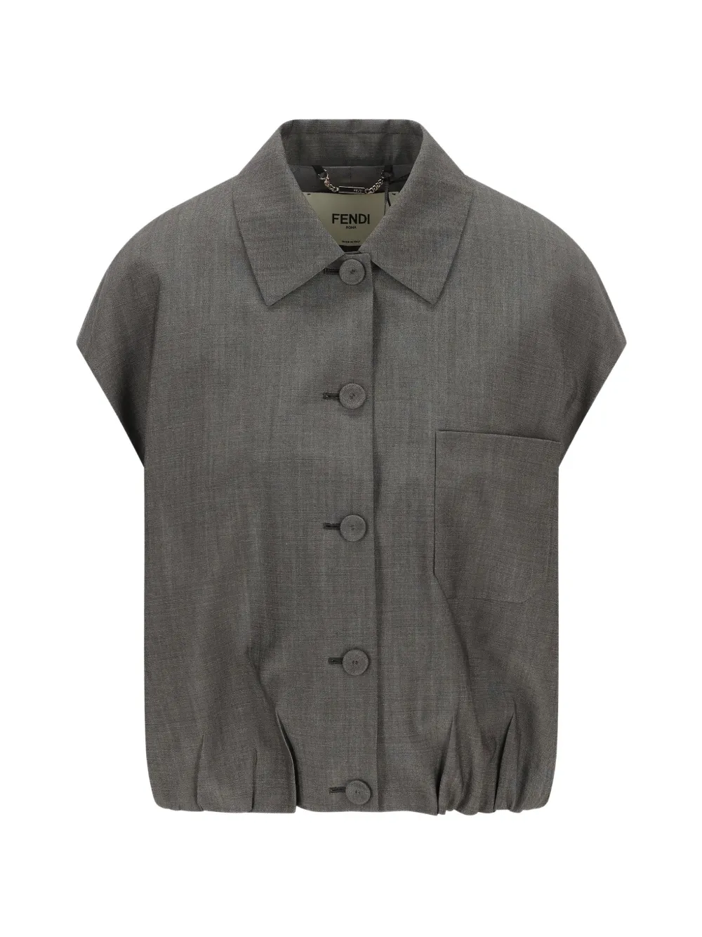 FENDI buttoned jacket - Grau