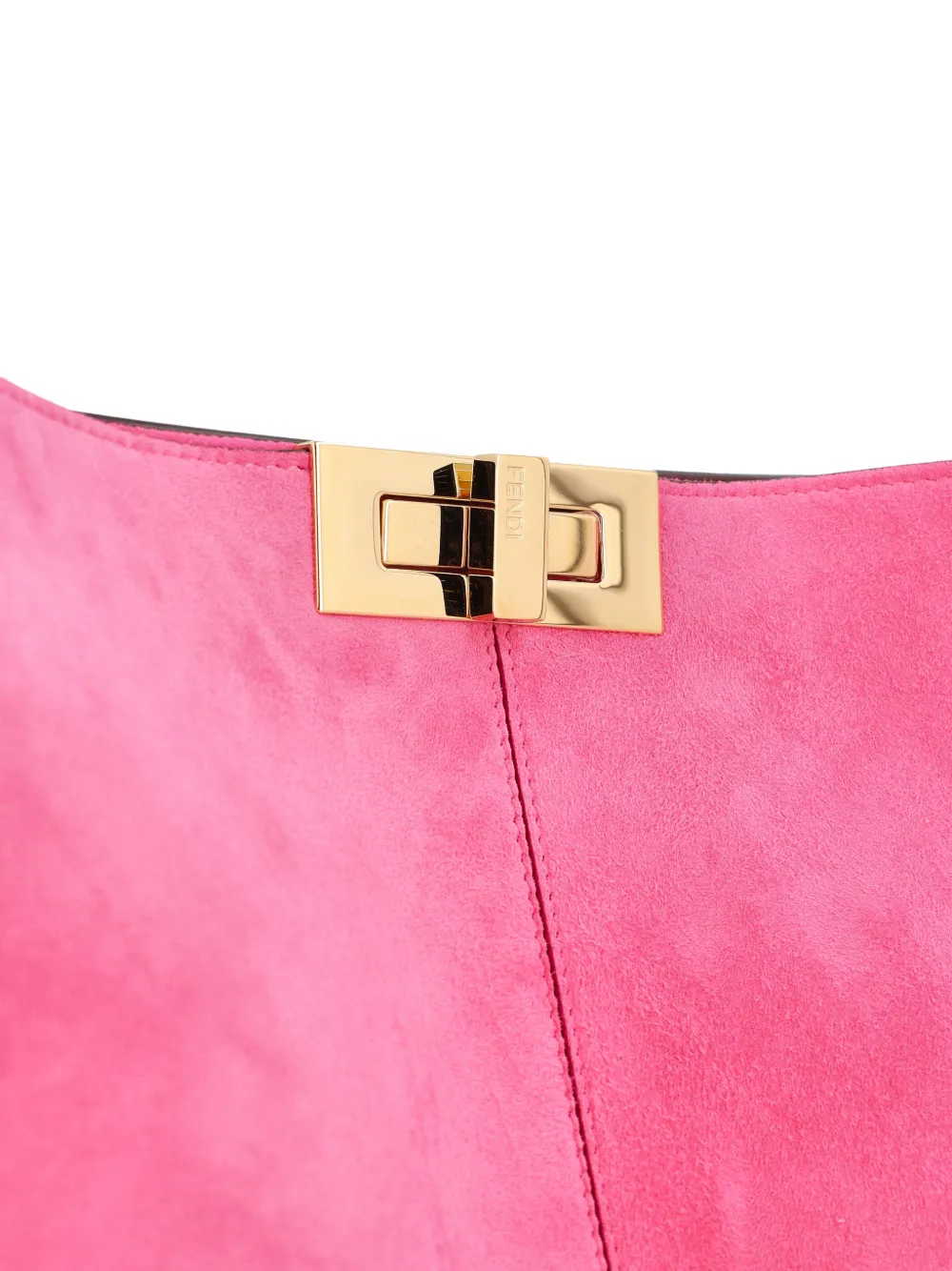 FENDI Way grote shopper met slot Roze