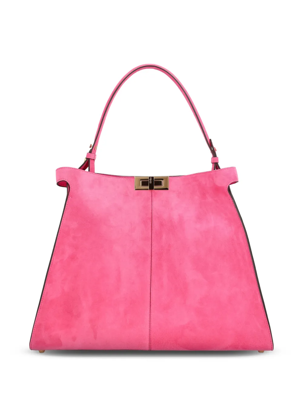 FENDI Way grote shopper met slot Roze