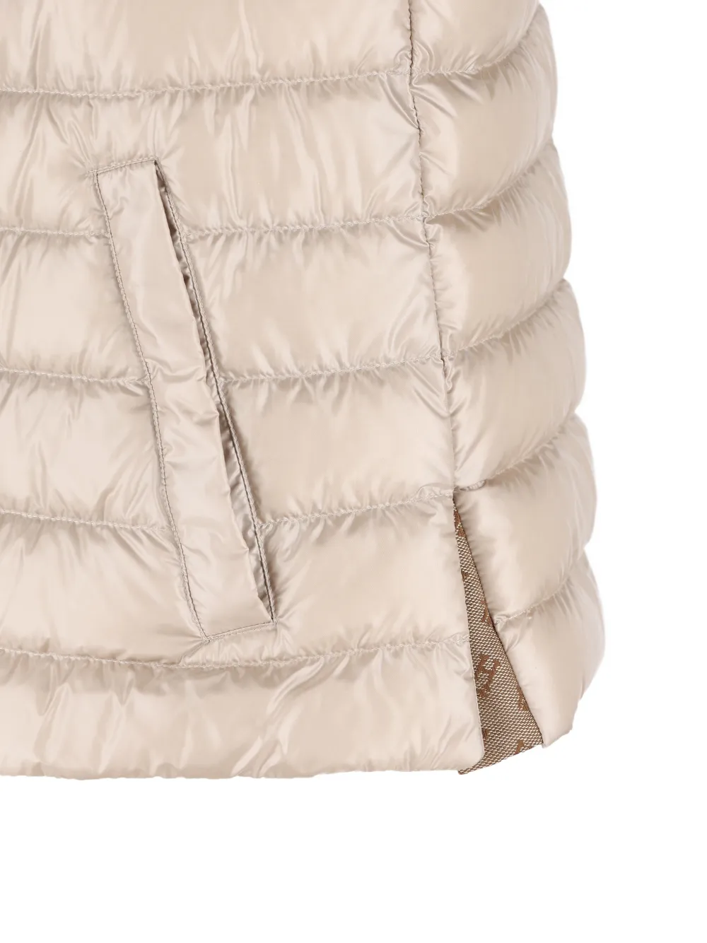 Herno Bodywarmer met capuchon Beige
