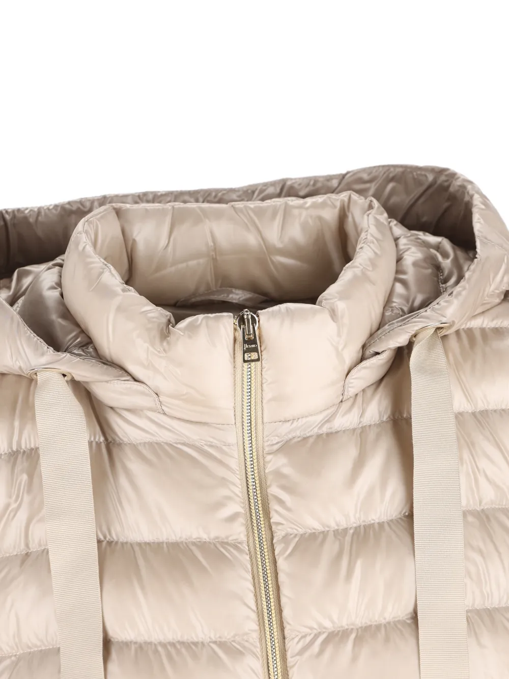 Herno Bodywarmer met capuchon Beige