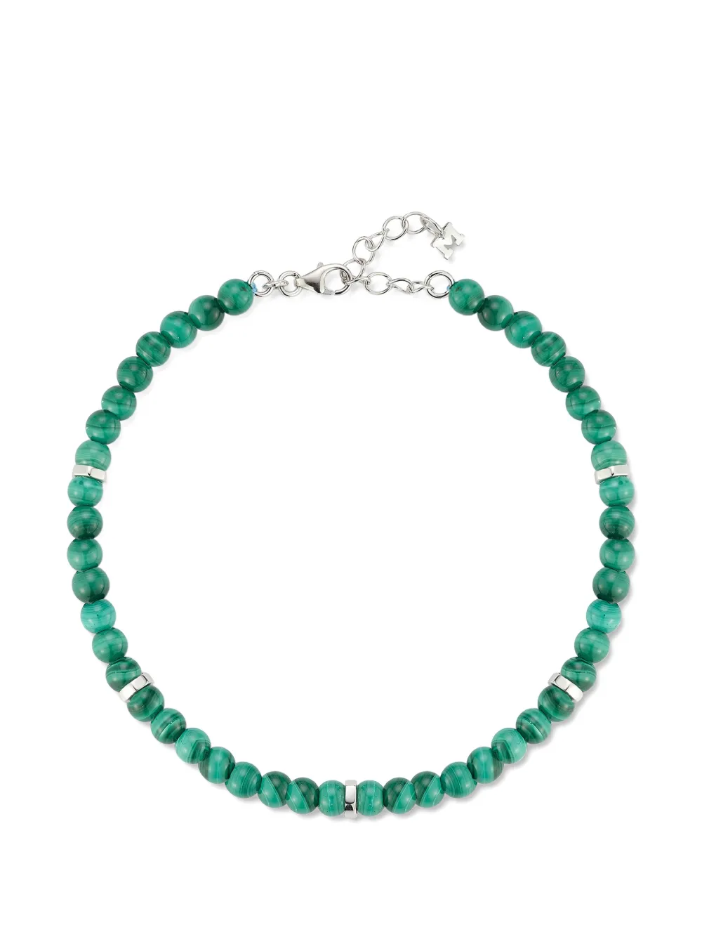 Mateo Hex Nut malachite bracelet - Verde