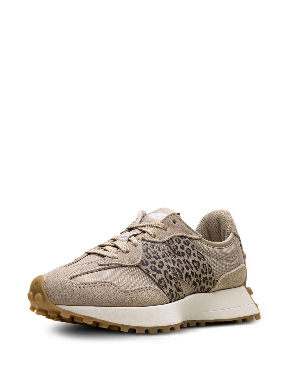 New Balance 327 leopard-print sneakers Beige