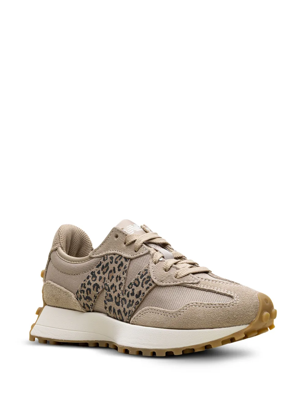 New Balance 327 leopard-print sneakers Beige
