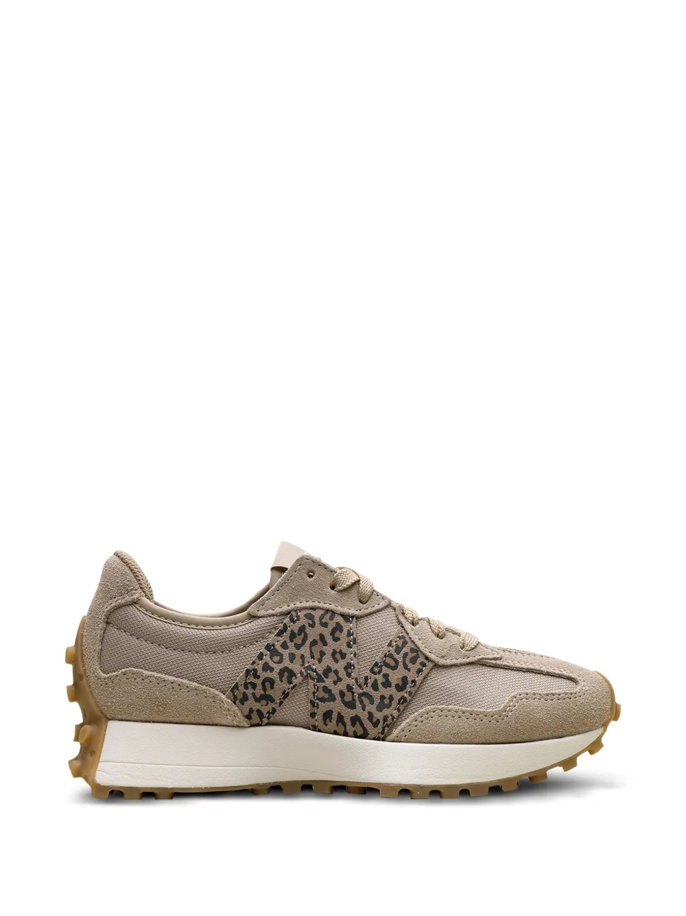 New Balance 327 leopard-print sneakers Beige