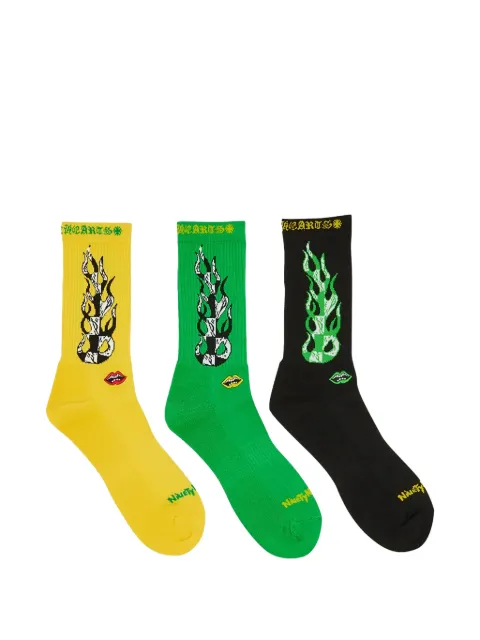 Chrome Hearts  x Matty Boy Flame socks