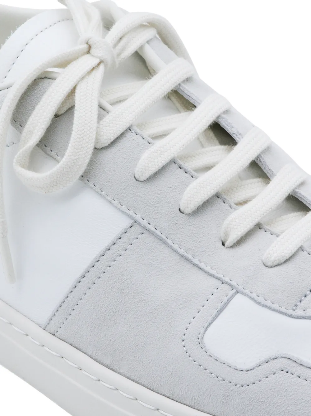 Common Projects lace-up panelled sneakers Wit